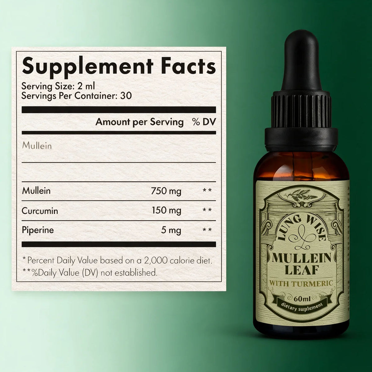 LungWise Mullein Drops | Advanced Formula